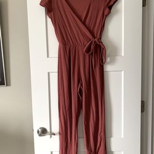 Rust jumpsuit